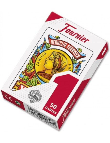 Baraja cartas espanola nº1 estuche carton 50 cartas